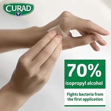 CURAD Alcohol Prep Pads 400 Sterile First Aid Wipes