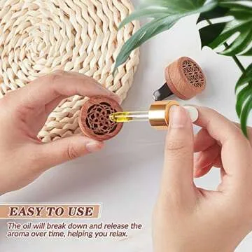 Patelai Essential Oil Car Diffuser Set - 4 Pcs Elegant Aromatherapy