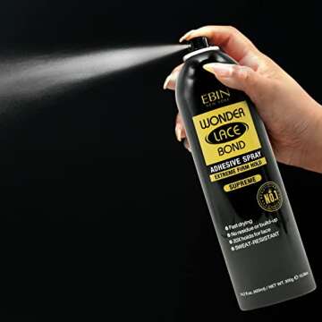 EBIN New York Wonder Lace Bond Adhesive Spray Supreme 3pack - Extreme Firm Hold