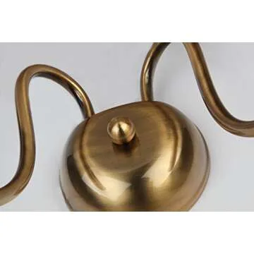 Aiwen 2-Light Bedroom Wall Lamps Polished Solid Brass Finish Wall Lights with White Flax Fabric Shade Vintage Reading Lights Wall Sconces for Bedside Hallway E12