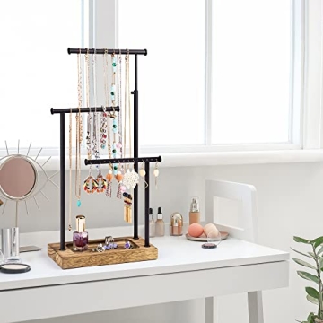 Stylish SRIWATANA Jewelry Organizer Stand for Elegant Storage