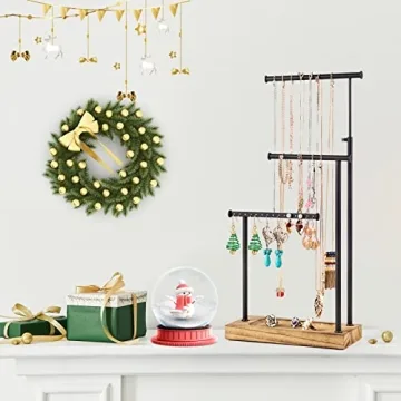 Stylish SRIWATANA Jewelry Organizer Stand for Elegant Storage
