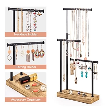 Stylish SRIWATANA Jewelry Organizer Stand for Elegant Storage
