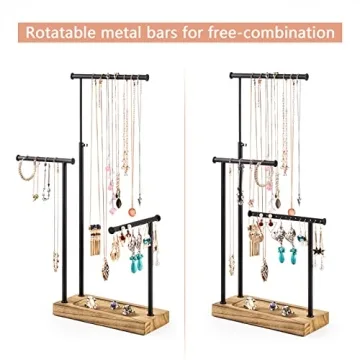 Stylish SRIWATANA Jewelry Organizer Stand for Elegant Storage