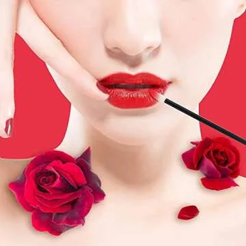 400PCS Disposable Lip Brushes Lip Gloss Applicators Make Up Brush Lipstick Lip Gloss Wands Makeup Applicators Brushes Applicator Tool Makeup Beauty Tool Kits Disposable Lip Brushes Tool Kits Black