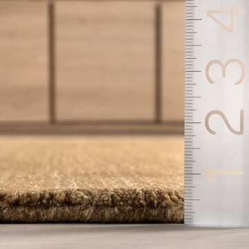 Rugs USA x Arvin Olano Speckled Wool-Blend Area Rug - Modern Design for Home