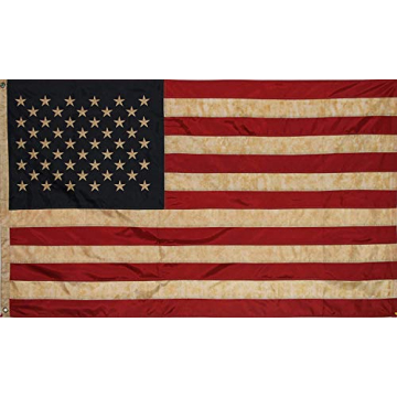 Founding Fathers Flags Embroidered Vintage American Flag - Premium Quality Oxford Poly - 6x10ft Vint...