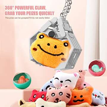 Mini Claw Machine Candy Grabber Arcade Game for Kids