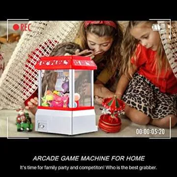 Mini Claw Machine Candy Grabber Arcade Game for Kids