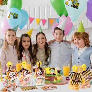 Capoda Construction Theme Party Favors for Kids - 30 Set