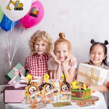 Capoda Construction Theme Party Favors for Kids - 30 Set