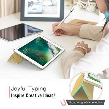 MoKo Slim Case for 2018/2017 iPad 9.7 with Premium Protection