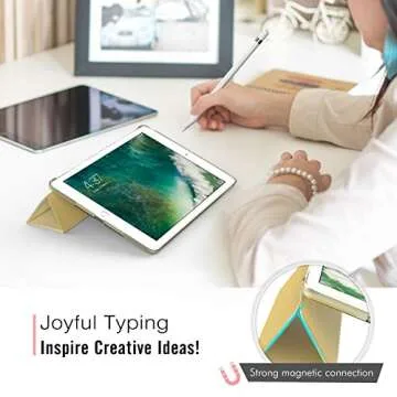 MoKo Slim Case for 2018/2017 iPad 9.7 with Premium Protection