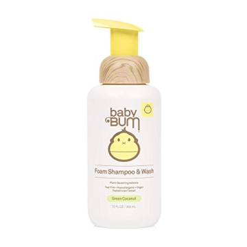 Baby Bum Shampoo & Wash | Tear Free Foaming Soap for Sensitive Skin with Nourishing Coconut Oil | Na...