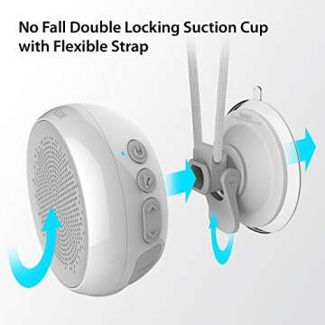 iLuv AudMini Smart Portable Water Resistant Bluetooth Speaker w/ Rechargeable Battery for Apple iPhones, Samsung Galaxy & other Bluetooth Devices