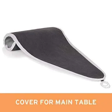 Reliable The Board 300LB 2-in-1 Pressing Table and Ironing Board with 2 Covers, 19 in. x 60 in - 67in Extended Length, Laundry Rack, Ironing Station, Heavy-duty Tube Frame - Made in Italy