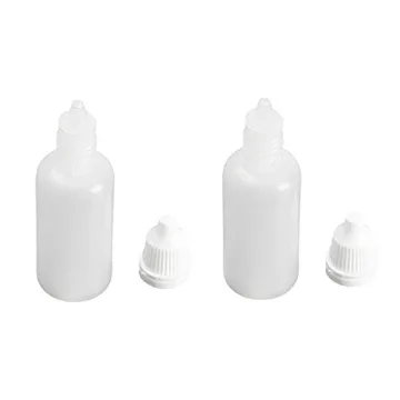 10 Pcs Empty Refillable Plastic Squeezable Dropper Bottles - Ideal for Travel & DIY