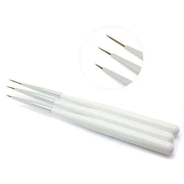 Tujuna 3Pcs Nail Art Brushes Set for Creative Design