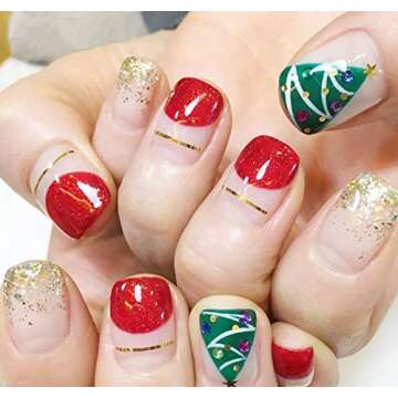 Tujuna 3Pcs Nail Art Brushes Set for Creative Design