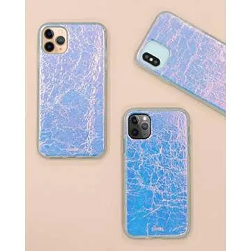 Sonix Holographic Iridescent Faux Leather Case for iPhone 11 Pro Max [10ft Drop Tested] for Apple iPhone Xs Max, iPhone 11 Pro Max