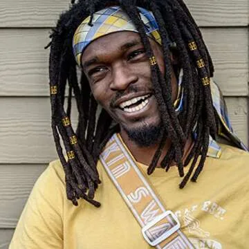 200 pcs Dreadlocks Beads Hair Braid Rings Clips Dread Locks Hair Braiding Metal Cuffs Decoration/Accessories Jewelry, Gold