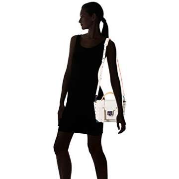 MICHAEL Michael Kors Manhattan Medium Top-Handle School Satchel Optic White One Size