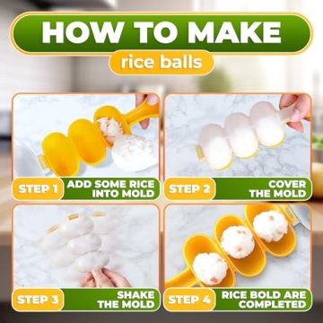 Engaging Rice Ball Maker Mold for Easy Sushi Creation