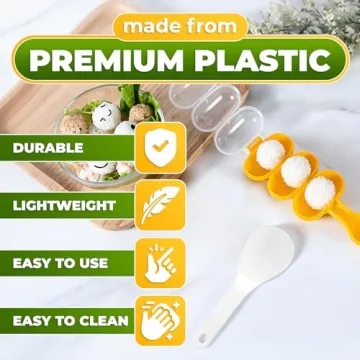 Engaging Rice Ball Maker Mold for Easy Sushi Creation