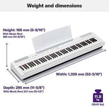 Yamaha P125 88-Key Weighted Digital Piano Experience