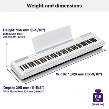 Yamaha P125 88-Key Weighted Digital Piano Experience