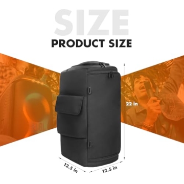 Protective Cover for JBL PartyBox 120 Speaker Double-Layer Shield, Speaker Bag Travel Case for JBL P...
