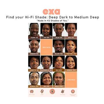 Exa Beauty - Natural High Fidelity Foundation | Clean, Vegan, Cruelty-Free Makeup (Allie 390)