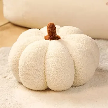 Mokoggiri Plush Pumpkin Pillow for Halloween Decor and Gifts