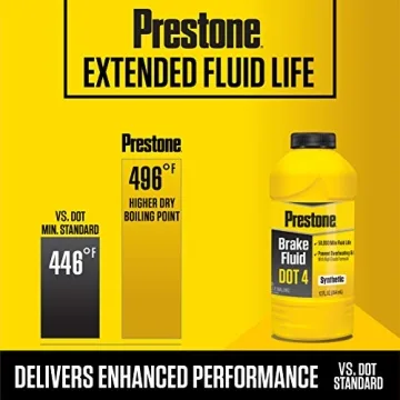 Prestone DOT 4 Synthetic Brake Fluid 12 oz - Safe & Reliable