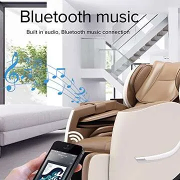 SMAGREHO 2022 Full Body Electric Zero Gravity Shiatsu Massage Chair with Back Heating and Foot Roller for Home and Office (Khaki)