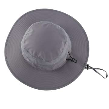 Home Prefer UPF 50+ Men's Sun Hat Wide Brim Bucket Hat UV Sun Protection Hat for Mens Fishing Hat Wo...