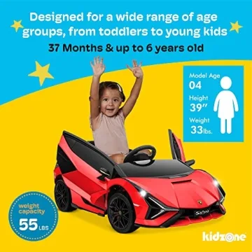 Lamborghini Ride On Toy for Kids 3-6 Years