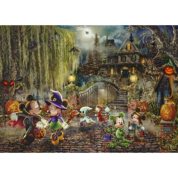 Thomas Kinkade Disney Halloween Puzzle for Family Fun