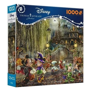 Thomas Kinkade Disney Halloween Puzzle for Family Fun