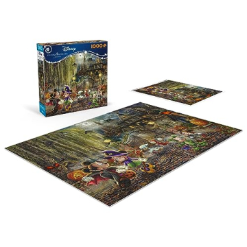 Thomas Kinkade Disney Halloween Puzzle for Family Fun