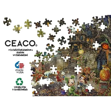 Thomas Kinkade Disney Halloween Puzzle for Family Fun