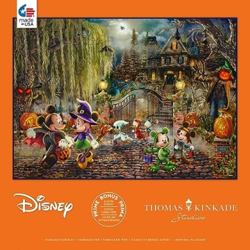 Thomas Kinkade Disney Halloween Puzzle for Family Fun