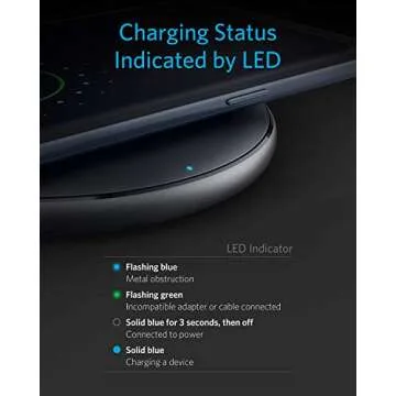 Anker 10W Max Wireless Charger for Fast Qi-Certified Charging