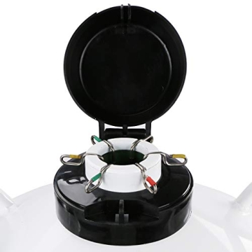 U.S. Solid 30L Liquid Nitrogen Dewar Tank with Straps