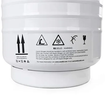 U.S. Solid 30L Liquid Nitrogen Dewar Tank with Straps