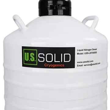 U.S. Solid 30L Liquid Nitrogen Dewar Tank with Straps
