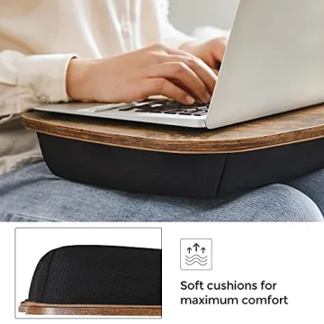 SONGMICS Lap Desk for Laptop, Multi-Purpose Bed Tray