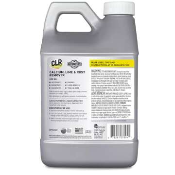 CLR Brands® Automotive Calcium, Lime & Rust Remover, Cleaner for Multiple Surfaces, EPA Safer Choice Certified, Ammonia, Phosphate and Bleach Free Cleaner, 80 Oz