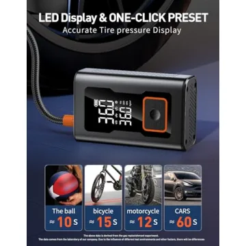 Portable Tire Inflator – Compact Air Compressor for All