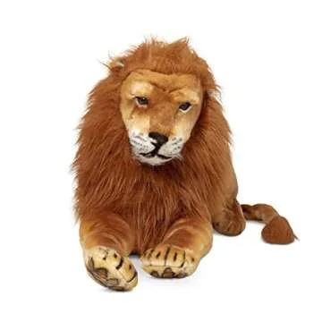 Melissa & Doug Giant Lion Lifelike Stuffed Animal Over 6 Feet Long